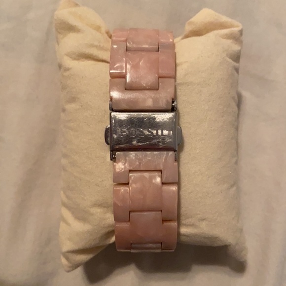 Pink tortoise Fossil Watch - Picture 2 of 2